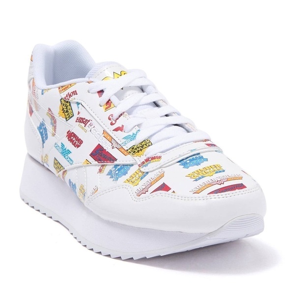 Reebok Shoes - Reebok Wonder Woman White Tennis Shoes sz 9.5